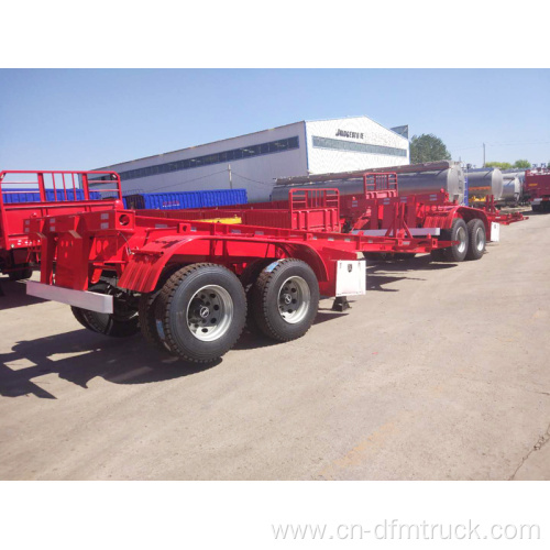 Fuel Tanker Low Flatbed Semi Trailer